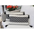 thumbnail image 1 of Decorative Lumbar Pillow Covers with Tassels, 12x20 Inches, Black and White (Set of 2) Checkered Pattern | Boho Rectangular Cushion Covers for Living room Couch, Sofa, Chair Checks Pattern, 1 of 10