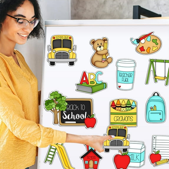 Decorative Magnetic Stickers, Cute Locker Magnets for Season Decor, Reusable Magnetic Decor for Metal Surfaces, Fun Supplies for Youngster