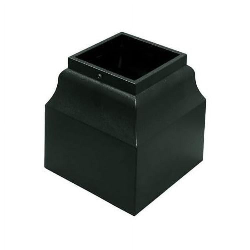 Decorative Mailbox Post Cuff Finish Black