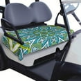 thumbnail image 1 of Decorative Mandala Golf Cart Cover 51" x 31", Universal Fit Microfiber Towel for Front Bench Seat Protection and Style, 1 of 8
