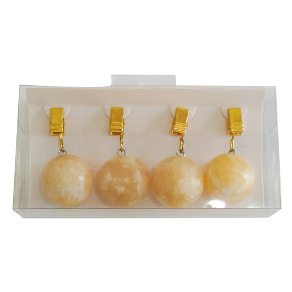 Decorative Marble Tablecloth Weights Clip Set Of 4 Natural Stone Table Setting Accessories For Outdoor Entertaining