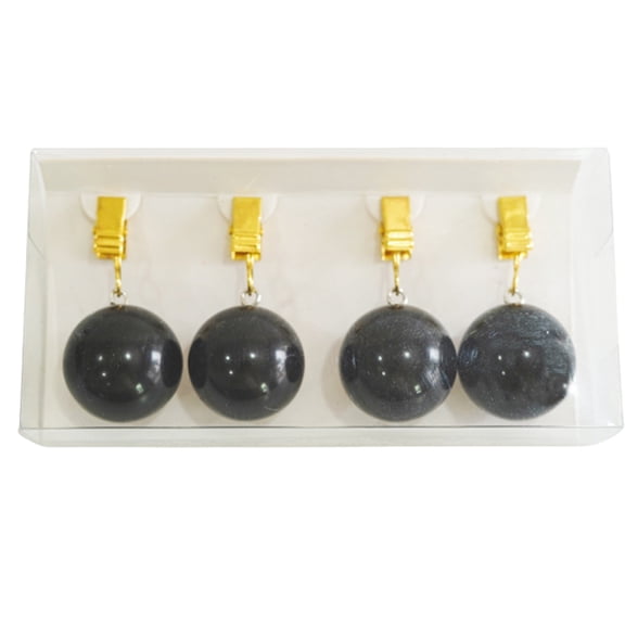 Decorative Marble Tablecloth Weights Clip Set Of 4 Natural Stone Table Setting Accessories For Outdoor Entertaining