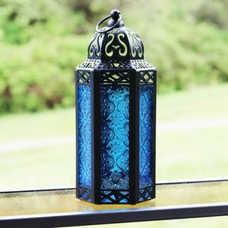 Decorative Lanterns in Outdoor Lanterns Blue Walmart