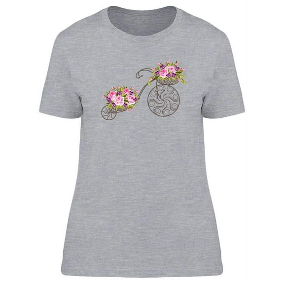 Decorative Model Old Bicycle T-Shirt Women -Image by Shutterstock, Female x-Large