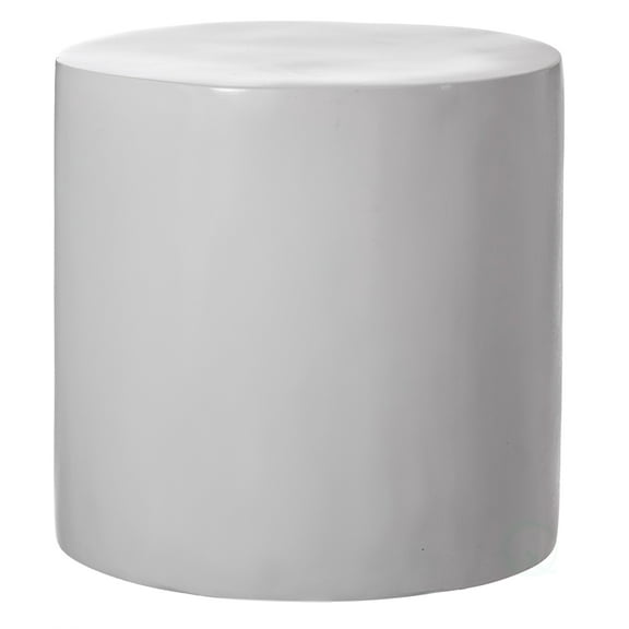 Contemporary Decorative Modern Fiberglass Pillar Column Flower Stand -Photography Props - Stylish Cylinder Shape Versatile Pedestal for Wedding, Living Room, or Dining Room Décor, 16 Inch