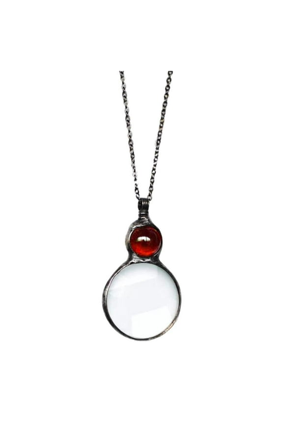 Decorative Monocle Necklace Magnifier Present Hanging Glass Magnifying To Hot ζт H9D7