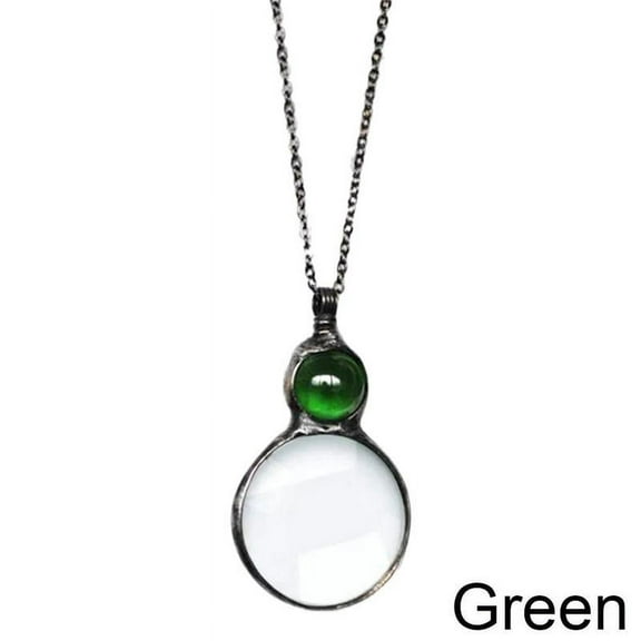 Decorative Monocle Necklace Magnifier Present Hanging Glass Magnifying Tool K6K6