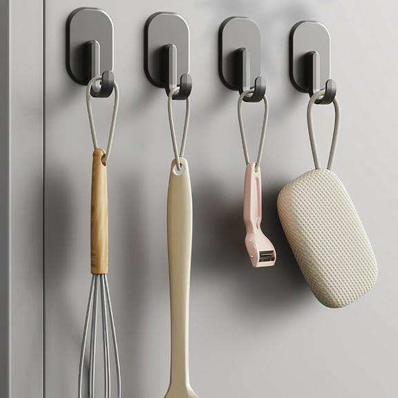 Decorative Multi-Point Magnetic Hooks, Heavy Duty Adhesive Hangers for Refrigerators, Metal Doors & Home Organization with Secure Hold, Versatile Home Office Kitchen Storage Solution Accessory Set