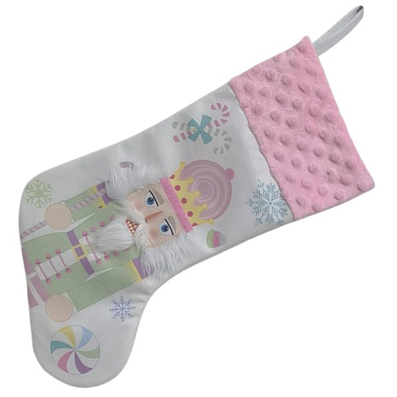 Decorative Nutcrackers Soldier Christmas Stocking Large Capacity Present Bag Ornament for Holiday Enthusiasts