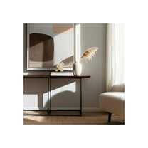 Decorative Object Stone and Marble Sculptural Accent Modern Geometric Tabletop Decor for Home Office Living Room or Bedroom Display - 4" White & Tan