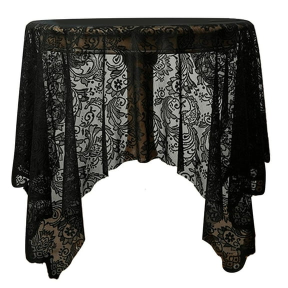 Decorative Openwork Lace Table Cover Machine Washable Polyester Cloth Suitable for Kitchen Parties Event