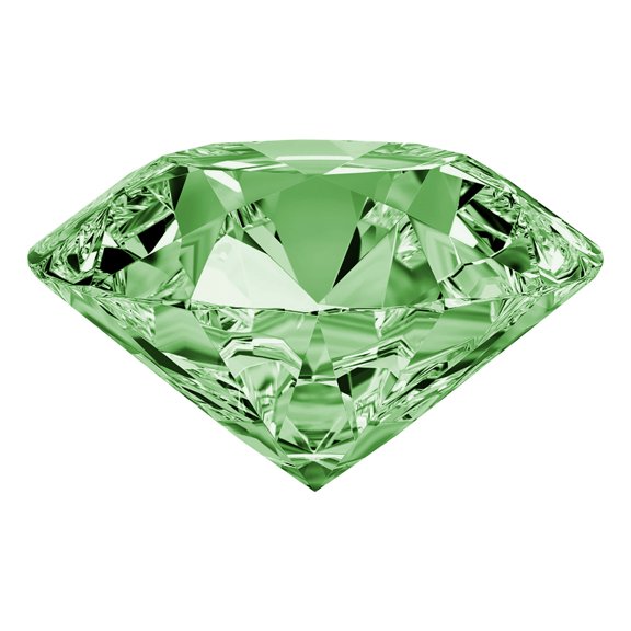 Decorative Ornaments Transparent Colored Glass Small Crystal Diamond Red Diamond, Crystal Diamond Paperweight Jewels Wedding Decorations Christmas Centerpieces Home Decor Gift,Green (2Inch)