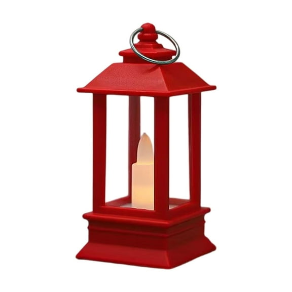 Decorative Outdoor LED Lantern, Battery Operated Flickering Candle Light, Waterproof Hanging Lantern for Patio, Garden, Tabletop, Home Decor, Black, Vintage Style, 10 Inch Height, Indoor/Outdoor Use