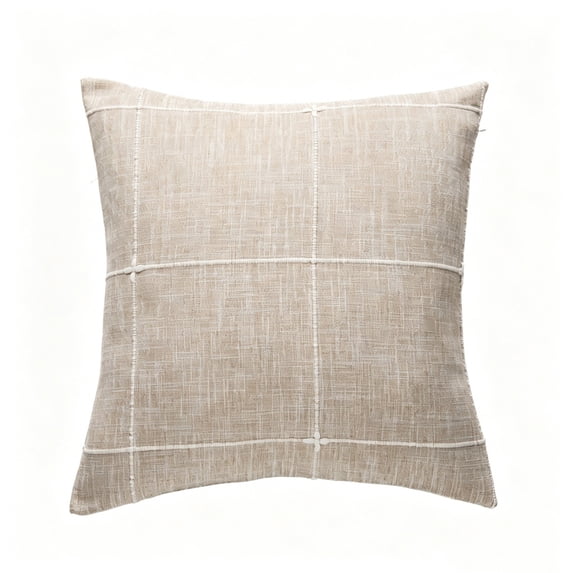 Decorative Outdoor Pillow Covers Square Garden Cushion Sham Throw Pillowcase Shell for Patio Tent Couch Sofa Living Room Bed Home Decor No Inserts 1PC 23.6x23.6 Inch