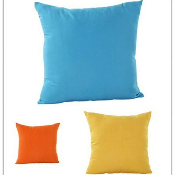 Decorative Outdoor Waterproof Throw Pillow Covers, Square Patio Balcony Garden Waterproof Cushion Case, PU Coating Pillow Shell for Couch,Bed, Patio, Sofa,Tent, 17.72x17.72"