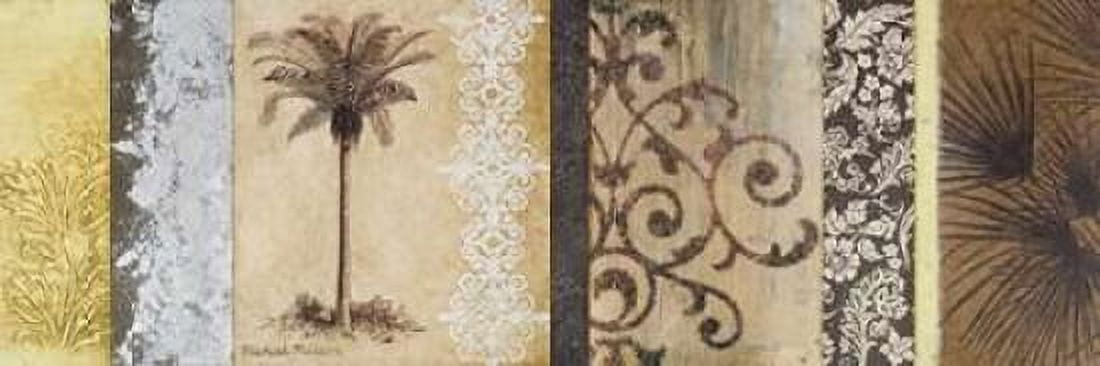 Decorative Palm II Canvas Art - Michael Marcon (12 x 36)