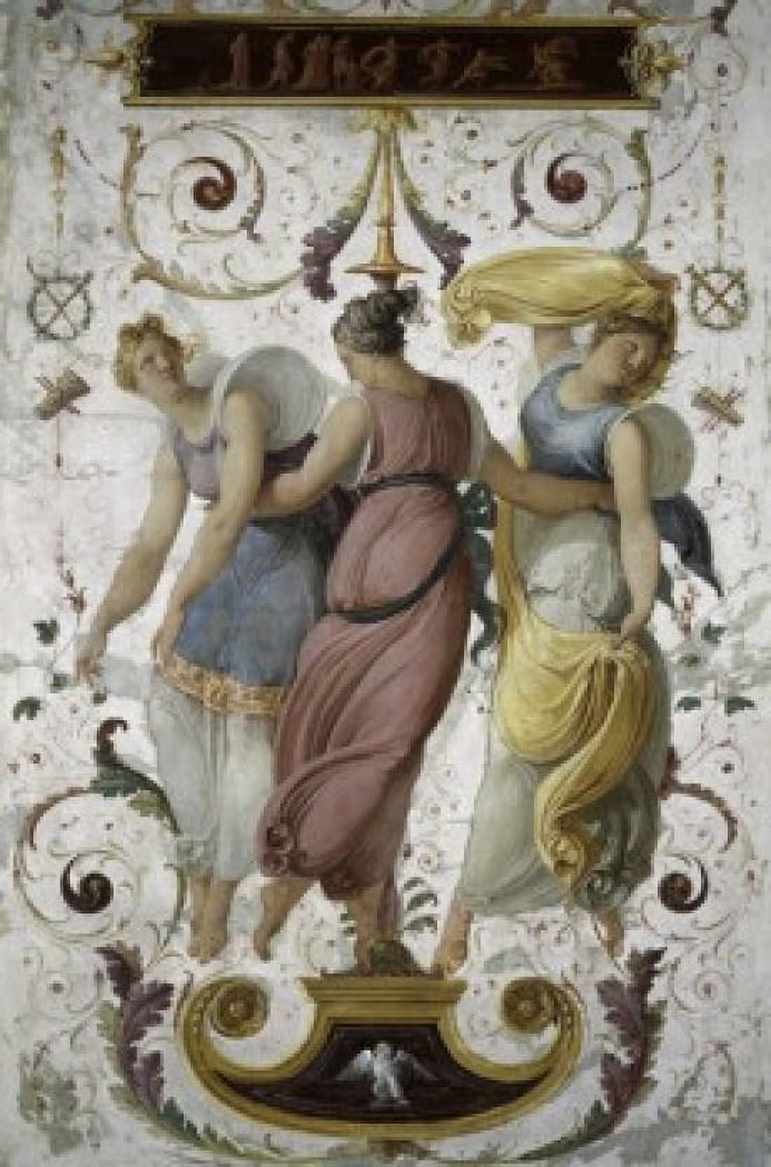 Decorative Panel with Jupiter Juno and Dancer Francesco Hayez (1791-1882Italian) Correr Civic Museum Venice Canvas Art - Francesco Hayez (18 x 24)