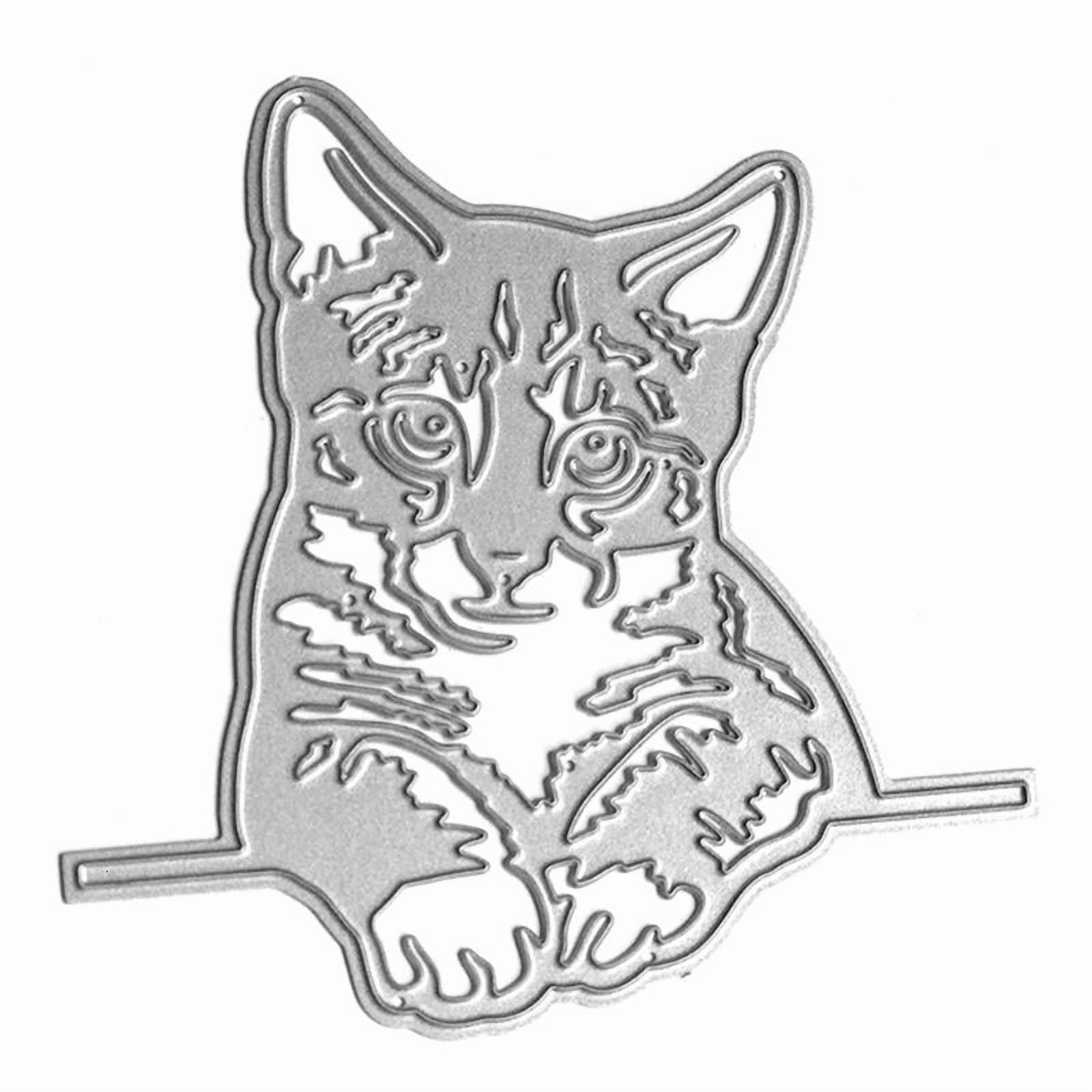 Decorative Paper Dies Scrapbooking Lazy Cat Embossing Cut Stencils for ...