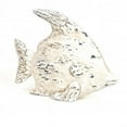 thumbnail image 1 of Decorative Paper Mache Deep Sea Fish Sculpture, Distressed White - Large, 1 of 1