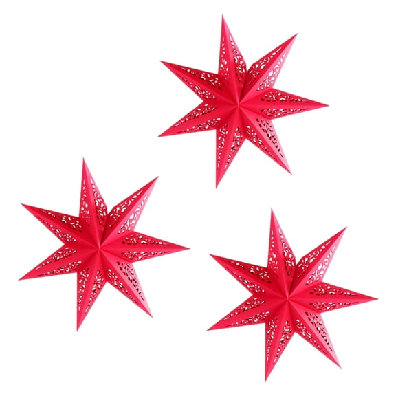 Decorative Paper Star Pendant Light Cover Easy Installation Christmas Ornament