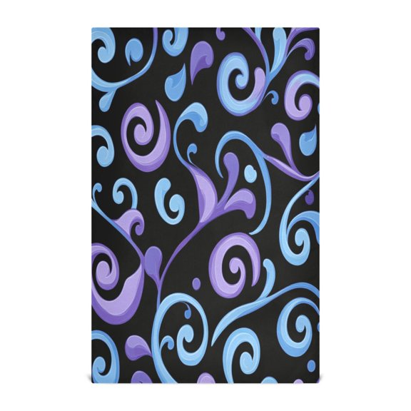 Decorative Pattern Decorative Waffle Towel Kitchen Dishcloth 28x18in Multi-Use Tea Towel