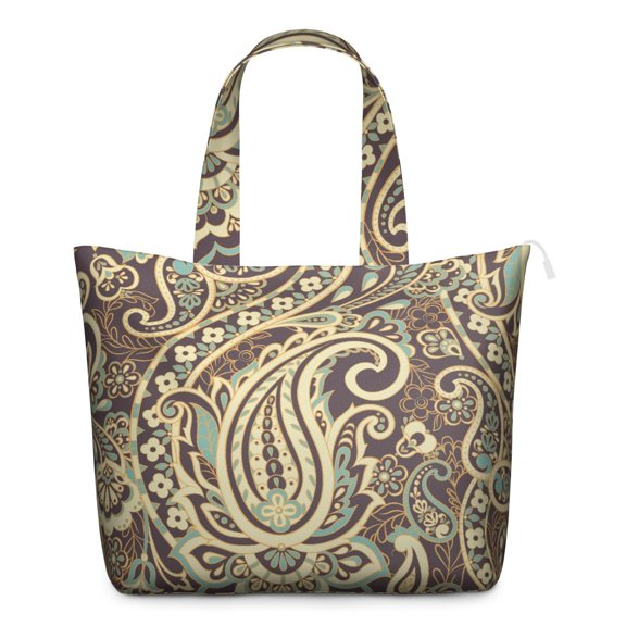 Decorative Pattern Mandala Inspired Weekender - Reinforced Handles & Lightweight