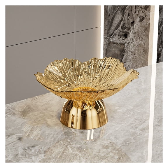 Decorative Pedestal Bowl Dish Holder Dessert Display Stand Decor Fruit Basket Serving Tray