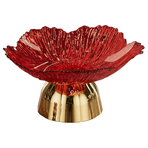 Decorative Pedestal Bowl, Ongmies Decorative Pedestal Bowl – Dessert Display Stand, Serving Tray, and Decor Basket for Drawing Room & Housewarming Gifts, Decorative Pedestal Bowl Dish