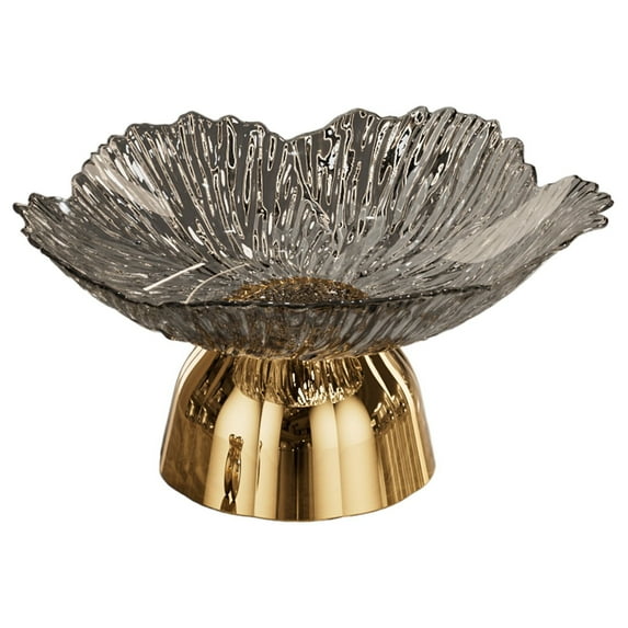 Decorative Pedestal Bowl, Ongmies Decorative Pedestal Bowl – Dessert Display Stand, Serving Tray, and Decor Basket for Drawing Room & Housewarming Gifts, Decorative Pedestal Bowl Dish