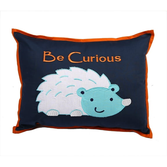 Decorative Pillow, Aztec Liam Aqua/Orange/Navy