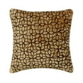 thumbnail image 1 of Decorative Pillow Cover, Decorative Beige 16"x16" (40x40 cm) Throw Pillows For Couch, Velvet Quilted Cushion Cover, Floral Pattern Contemporary Style - Floral Furry, 1 of 4