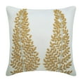 thumbnail image 1 of Decorative Pillow Cover, Ivory Decorative Toss Pillow Covers 16x16 inch (40x40 cm), Cotton Linen Cushion Cover&nbsp;With Zipper, Nature & Floral, Traditional Pillow - Binary Tree Home, 1 of 3