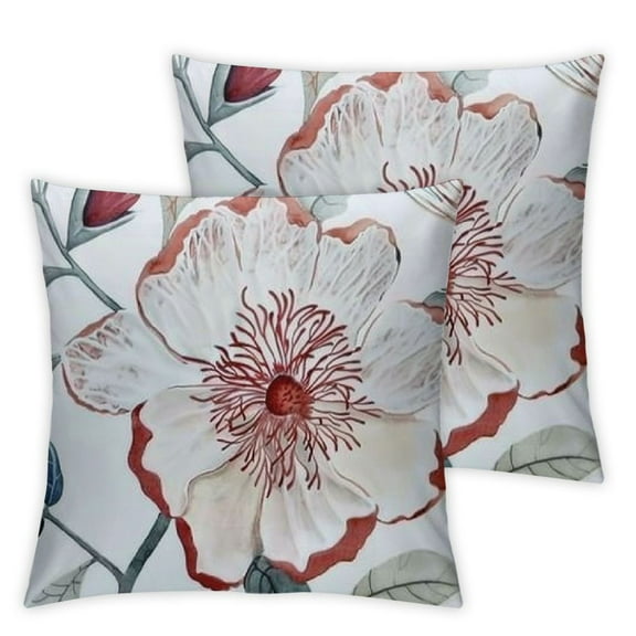 Decorative Pillow Cover" Rectangular Washable Cushion Covers with Invisible Zipper for Couch, Bedroom, Home, Nellore - Spring/Summer