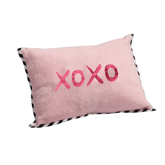 Decorative Pillow, Love Aztec Black Fuchsia