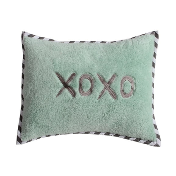 Decorative Pillow, Love Aztec Grey Mint