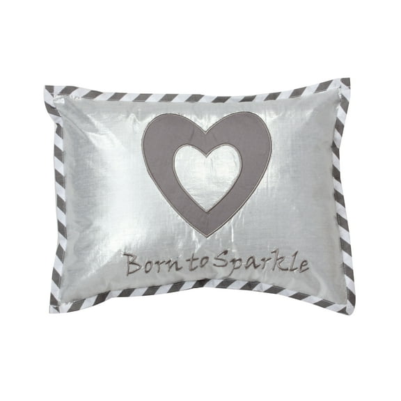 Decorative Pillow, Love Aztec Grey Silver