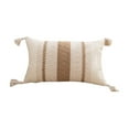thumbnail image 1 of Decorative Pillows for Living Room - White Tassel Pillowcase, 30 x 50 cm, Sofa Cushion Cover with Hidden Zipper, 1 of 6