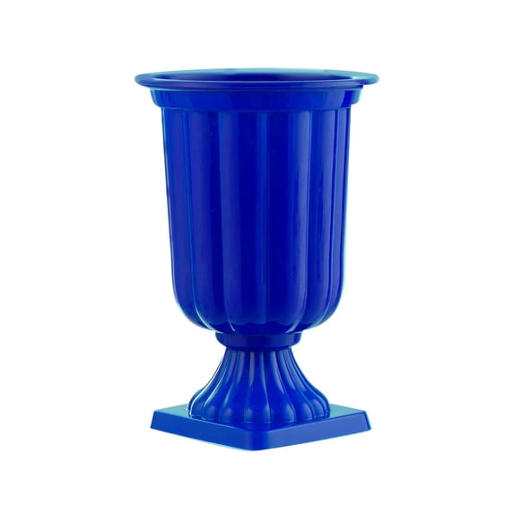 Decorative Plastic Flower Vase for Party or Home Decor (Dark Blue)