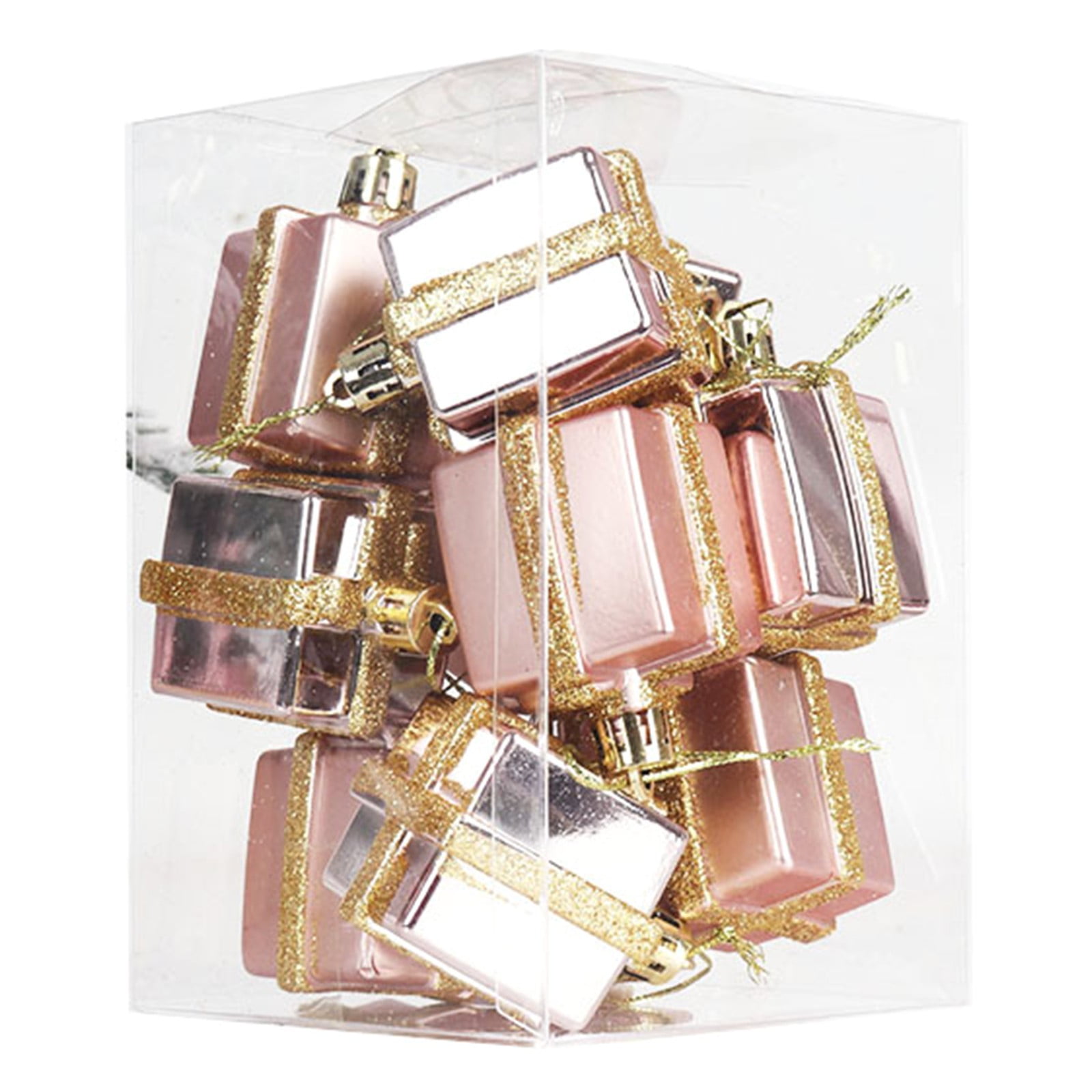 Decorative Gift Winter Mantle Decorations for Living Room Bags Painted