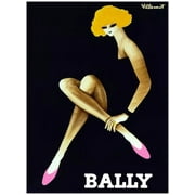 Decorative Poster.Fine Graphic Art Design. sexy pinup in black. 24 x 36 Inch Poster