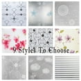 thumbnail image 1 of Decorative Privacy Window Film, Removable Glass Window Decals, Door Window Covering Sticker for Home, 17.72 x 196.8 inches, 1 of 8