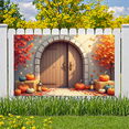 thumbnail image 1 of Decorative Pumpkins Autumn Theme Fall Leaves Lantern for Thanksgiving Outdoor Indoor Decor, 1 of 8