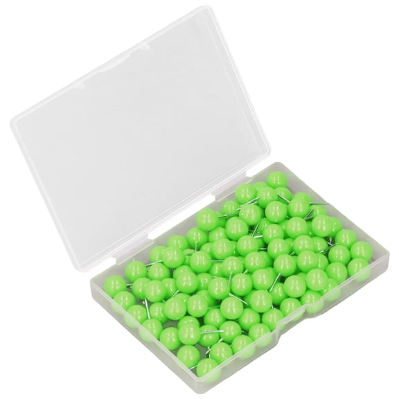 Decorative Push Pins 100Pcs Push Pins, Steel Plastic Map Tacks Decorative Marking Pins for Cork Boards 9.5x20mm, Easily Hold Supplies, Without Bending or Breaking, Ideal for Marking Locations, Points