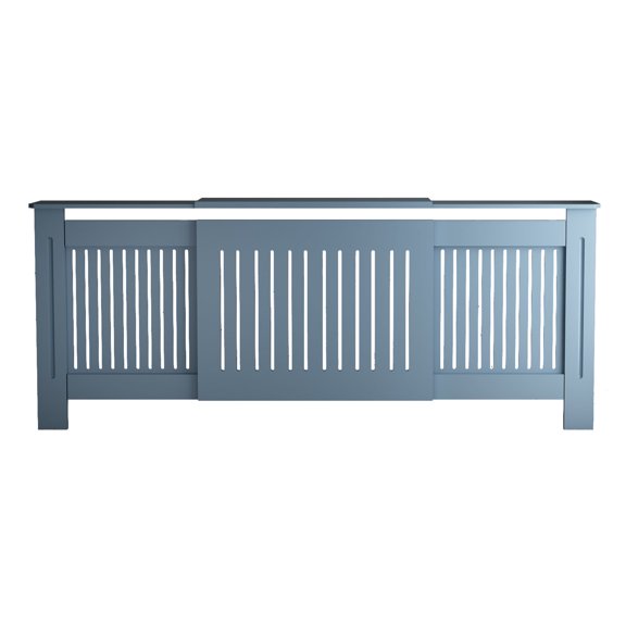 Decorative Radiator Cover Cabinet – Durable MDF with Water-Based Lacquer, Ventilated Design for Baseboard & Wall Heaters, Home Decor Concealment 80"W x 32.8"H x 7.8"D