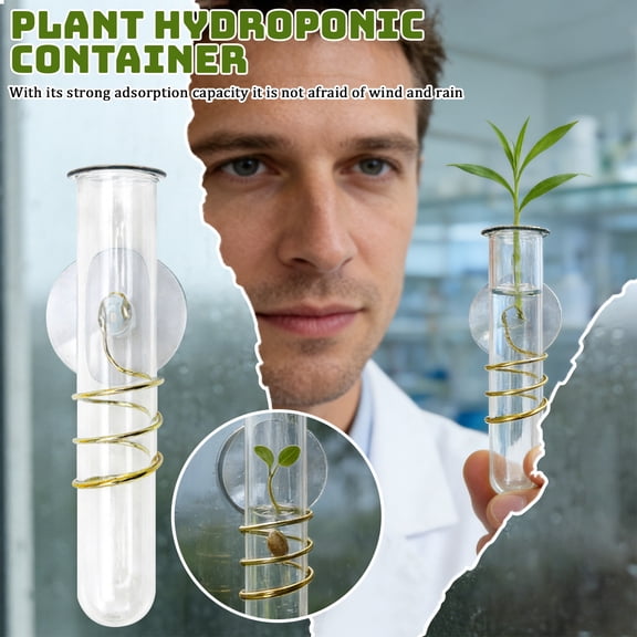 Decorative Rain Gauge with Suction Cup Mount, Wall or Window Mounted Water Gauge for Garden & Patio, Creative Outdoor Decor, Unique Easter Gifts for Gardeners C