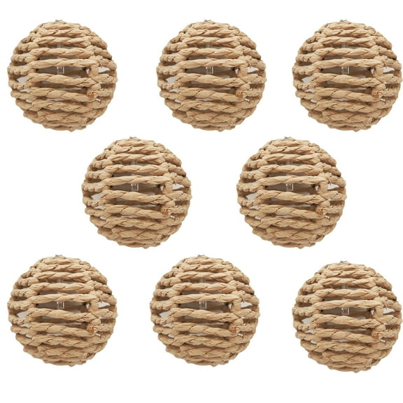 Decorative Rattan Wire Ball Style Lantern String Lights - Rattan Wire Globe Style Lantern String Lights with 10 Lights, Indoor Outdoor Patio String Light for Home Pergola Porch Party Backyard