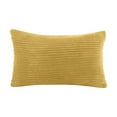 thumbnail image 1 of Decorative Rectangular Pillowcase Set, 2-Pack, High-Grade Blend Material With Soft Corduroy And Striped Velvet Texture, No Padding, Machine And Hand Washable, 30X50Cm, 1 of 5