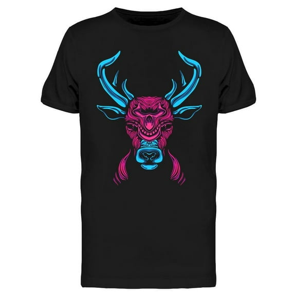 Decorative Reindeer Head  T-Shirt Men -Image by Shutterstock, Male Medium