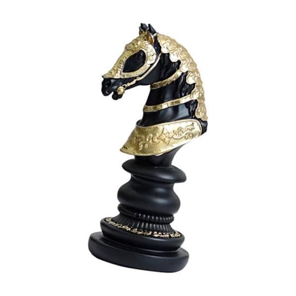 Decorative Resin Chess Queen/King/Horse Figure Chess Statues for Any Room or Work space Display
