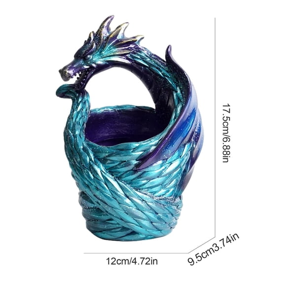 Decorative Resin Flower Pot - Stylish Home Desktop Vase for Succulents and Bonsai Garden Ornaments